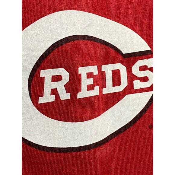 Vintage Cincinnati Reds Majestic Freel T-Shirt  2XL Men's Logo Short Sleeve - Picture 8 of 10